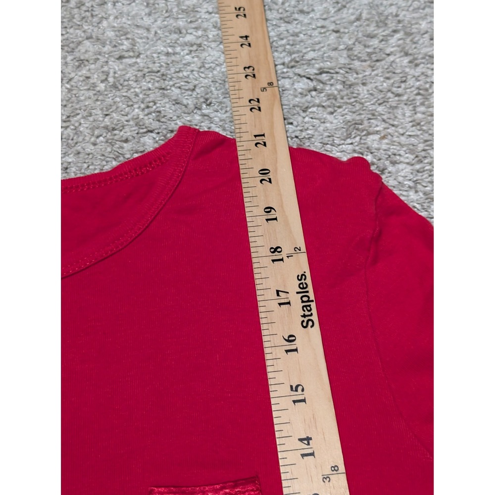 Harley-Davidson Shirt Womens L Red Long Sleeve Rhinestone Logo Roeder Ohio Biker - Picture 5 of 8